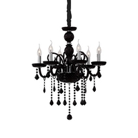 Ideal lux giudecca sp6 nero lampada a sospensione d 580 x h min 900 / max 1350 mm Luci & illuminazione Casa & cucina