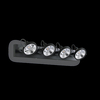 Ideal lux glim pl4 nero lampada da soffitto l 655 x h 190 x p 120 mm Luci & illuminazione Casa & cucina