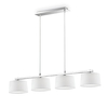 Ideal lux hilton sp4 linear lampada a sospensione l 930 x h min 350 / max 1000 x p 180 mm Luci & illuminazione Casa & cucina