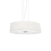 Ideal lux hilton sp4 round lampada a sospensione d 500 x h min 400 / max 2150 mm Luci & illuminazione Casa & cucina