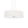 Ideal lux hilton sp6 round lampada a sospensione d 600 x h min 405 / max 2155 mm Luci & illuminazione Casa & cucina