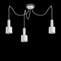 Ideal lux holly sp3 bianco lampada a sospensione l 600 x h min 500 / max 2300 x p 240 mm Luci & illuminazione Casa & cucina