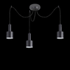 Ideal lux holly sp3 nero lampada a sospensione l 600 x h min 500 / max 2300 x p 240 mm Luci & illuminazione Casa & cucina