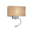 Ideal lux hotel ap2 canvas lampada da parete l 320 x h 225 x p 110 mm Luci & illuminazione Casa & cucina