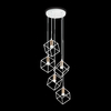 Ideal lux ice sp5 bianco lampada a sospensione d 500 x h min 400 / max 2455 mm Luci & illuminazione Casa & cucina