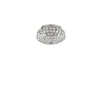 Ideal lux king pl3 cromo lampada da soffitto d 255 x h 160 mm Luci & illuminazione Casa & cucina