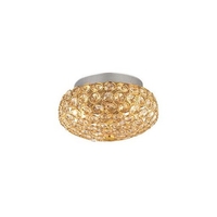 Ideal lux king pl3 oro lampada da soffitto d 255 x h 160 mm Luci & illuminazione Casa & cucina