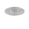 Ideal lux king pl9 cromo lampada da soffitto d 535 x h 190 mm Luci & illuminazione Casa & cucina