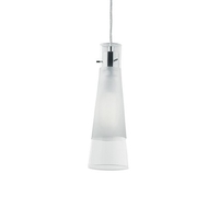 Ideal lux kuky sp1 trasparente lampada a sospensione d 110 x h min 600 / max 2350 mm Luci & illuminazione Casa & cucina