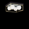 Ideal lux lingotto pl4 ottone lampada da soffitto l 455 x h 215 x p 455 mm Luci & illuminazione Casa & cucina