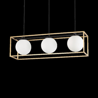 Ideal lux lingotto sp3 lampada a sospensione l 700 x h min 445 / max 1450 x p 185 mm Luci & illuminazione Casa & cucina