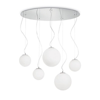 Ideal lux mapa bianco sp5 lampada a sospensione l 1050 x h min 540 / max 1100 x p 540 mm Luci & illuminazione Casa & cucina