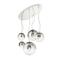 Ideal lux mapa fade sp5 lampada a sospensione l 1050 x h min 540 / max 1100 x p 540 mm Luci & illuminazione Casa & cucina