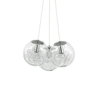 Ideal lux mapa sat sp3 nickel lampada a sospensione d 550 x h min 500 / max 1320 mm Luci & illuminazione Casa & cucina