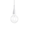 Ideal lux minimal sp1 bianco lampada a sospensione d 125 x h min 510 / max 2420 mm Luci & illuminazione Casa & cucina