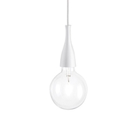 Ideal lux minimal sp1 bianco lampada a sospensione d 125 x h min 510 / max 2420 mm Luci & illuminazione Casa & cucina