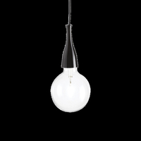 Ideal lux minimal sp1 nero lampada a sospensione d 125 x h min 510 / max 2420 mm Luci & illuminazione Casa & cucina