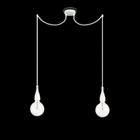 Ideal lux minimal sp2 bianco opaco lampada a sospensione l 1600 x h min 510 / max 1500 x p Luci & illuminazione Casa & cucina