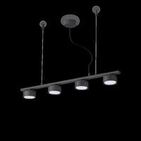 Ideal lux minor linear sp4 lampada a sospensione l 755 x h min 290 / max 2040 x p 85 mm Luci & illuminazione Casa & cucina