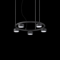 Ideal lux minor round sp5 lampada a sospensione d 500 x h min 290 / max 2040 mm Luci & illuminazione Casa & cucina