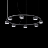 Ideal lux minor round sp8 lampada a sospensione d 765 x h min 290 / max 2040 mm Luci & illuminazione Casa & cucina