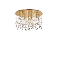 Ideal lux moonlight pl12 oro lampada da soffitto d 600 x h 360 mm Luci & illuminazione Casa & cucina