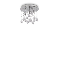 Ideal lux moonlight pl5 oro lampada da soffitto d 260 x h 200 mm Luci & illuminazione Casa & cucina