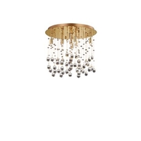Ideal lux moonlight pl8 oro lampada da soffitto d 400 x h 360 mm Luci & illuminazione Casa & cucina