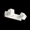 Ideal lux mouse ap2 bianco lampada da parete l 340 x h 80 x p 140 mm Luci & illuminazione Casa & cucina