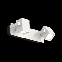 Ideal lux mouse ap2 bianco lampada da parete l 340 x h 80 x p 140 mm Luci & illuminazione Casa & cucina