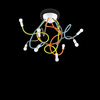 Ideal lux multiflex pl8 color lampada da soffitto d 800 x h 500 mm Luci & illuminazione Casa & cucina