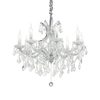 Ideal lux napoleon sp8 cromo lampada a sospensione d 670 x h min 890 / max 1700 mm Luci & illuminazione Casa & cucina