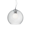Ideal lux nemo sp1 d30 trasparente lampada a sospensione d 300 x h min 510 / max 2260 mm Luci & illuminazione Casa & cucina