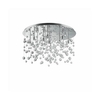 Ideal lux neve pl12 cromo lampada da soffitto d 630 x h 315 mm Luci & illuminazione Casa & cucina