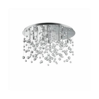 Ideal lux neve pl12 cromo lampada da soffitto d 630 x h 315 mm Luci & illuminazione Casa & cucina
