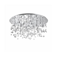 Ideal lux neve pl15 cromo lampada da soffitto d 800 x h 315 mm Luci & illuminazione Casa & cucina