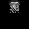 Ideal lux neve pl5 cromo lampada da soffitto d 270 x h 240 mm Luci & illuminazione Casa & cucina