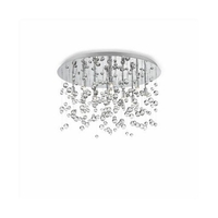 Ideal lux neve pl8 cromo lampada da soffitto d 405 x h 315 mm Luci & illuminazione Casa & cucina