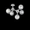 Ideal lux nodi pl5 cromo lampada da soffitto l 550 x h 550 x p 500 mm Luci & illuminazione Casa & cucina