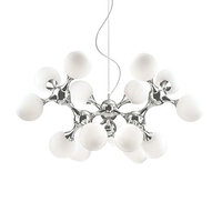 Ideal lux nodi sp15 bianco lampada a sospensione d 1050 x h min 830 / max 2400 mm Luci & illuminazione Casa & cucina