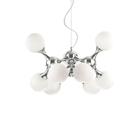 Ideal lux nodi sp9 bianco lampada a sospensione d 800 x h min 650 / max 2400 mm Luci & illuminazione Casa & cucina