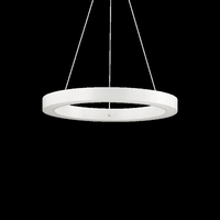 Ideal lux oracle d50 round bianco lampada a sospensione d 500 x h min 295 / max 2045 mm Luci & illuminazione Casa & cucina