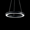 Ideal lux oracle d50 round nero lampada a sospensione d 500 x h min 295 / max 2045 mm Luci & illuminazione Casa & cucina