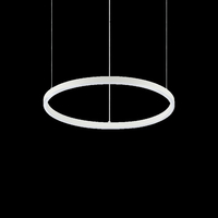 Ideal lux oracle slim sp d050 round 3000k on-off wh lampada a sospensione d 500 x h min 27 Luci & illuminazione Casa & cucina