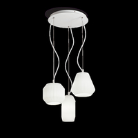 Ideal lux origami sp3 lampada a sospensione d 400 x h min 510 / max 1225 mm Luci & illuminazione Casa & cucina