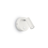 Ideal lux page ap round nero lampada da parete d 90 x p 130 mm Luci & illuminazione Casa & cucina