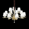 Ideal lux pegaso sp12 ottone lampada a sospensione d 1020 x h min 830 / max 1600 mm Luci & illuminazione Casa & cucina