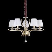 Ideal lux pegaso sp5 ottone lampada a sospensione d 720 x h min 735 / max 1500 mm Luci & illuminazione Casa & cucina