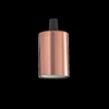 Ideal lux portalampada e27 liscio rame brunito (conf. da 3 pz.) portalampada d 40 x h 85 m Incasso Elettrodomestici