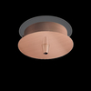 Ideal lux rosone standard 1 luce rame brunito (conf. da 2 pz.) rosone d 100 x h 45 mmroson Incasso Elettrodomestici